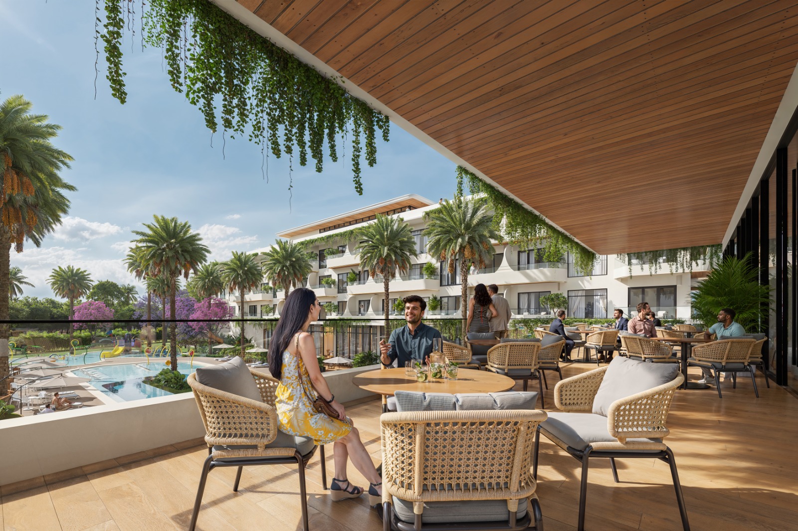 Rooftop restaurant y lounge